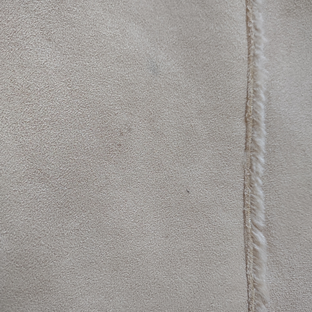 Penny Lane long coat faux fur trim faux shearling Faux Suede Hooded Vintage - Picture 12 of 13